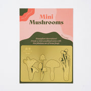 Mini Mushrooms Botanical Decoration