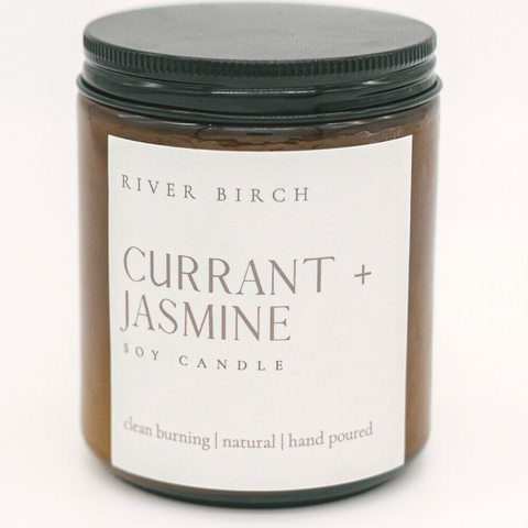 8.5oz Currant + Jasmine Candle