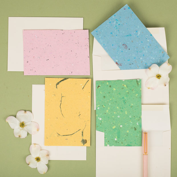 Upcycled Paper Stationary Set