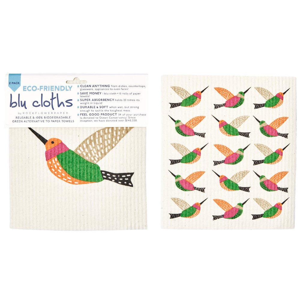 rockflowerpaper - Herbs Blu Cloth Set 2