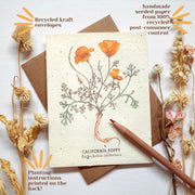 Morel Mushroom Plantable Wildflower Seed Card