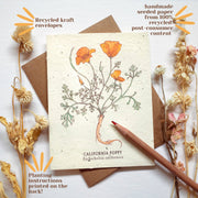 Lavender Plantable Wildflower Seed Card