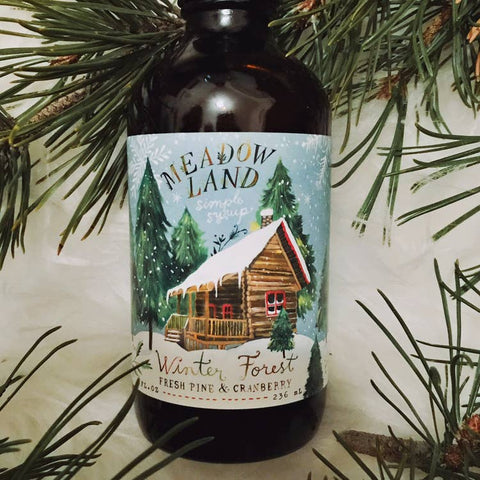 Winter Forest Simple Syrup